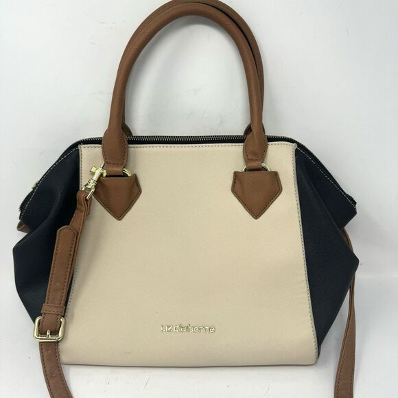 Liz Claiborne Handbags - Liz Claiborne Colorblock Satchel Handbag Purse With Shoulder Strap EUC